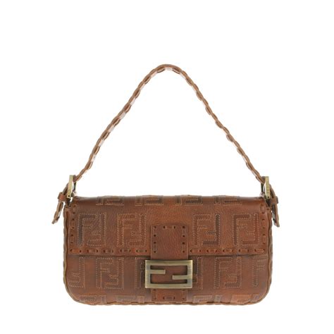 fendi vintage leather baguette|Fendi old baguette 1990.